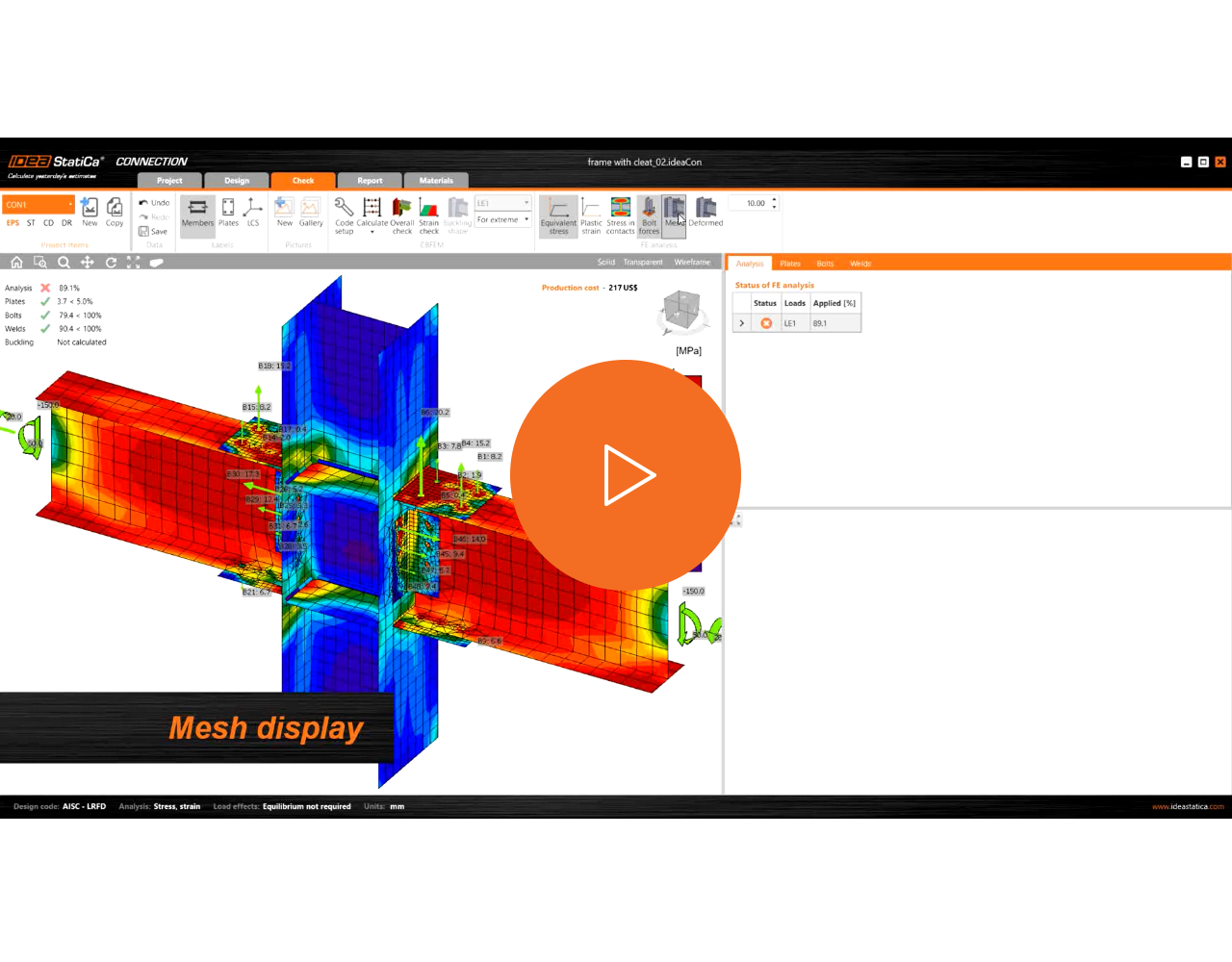 Steel Fabrication | IDEA StatiCa